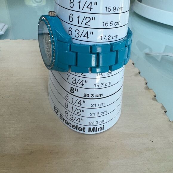 Disney accutime Mickey Mouse Baby Blue Watch Stainless new battery - Picture 5 of 9